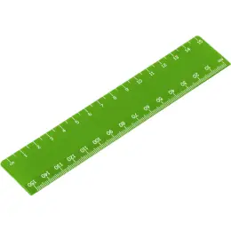 Altitude Scholastic 15cm Ruler Lime Unbranded